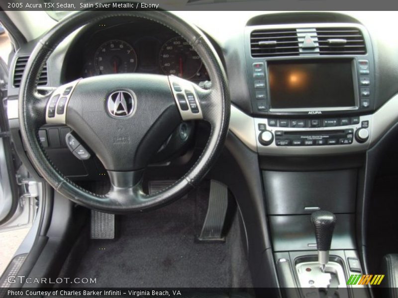 Satin Silver Metallic / Ebony 2005 Acura TSX Sedan