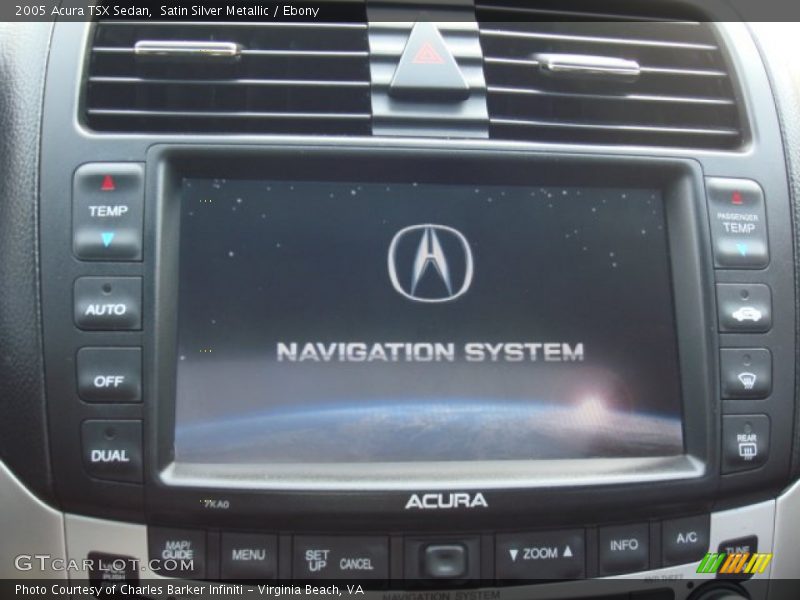 Satin Silver Metallic / Ebony 2005 Acura TSX Sedan