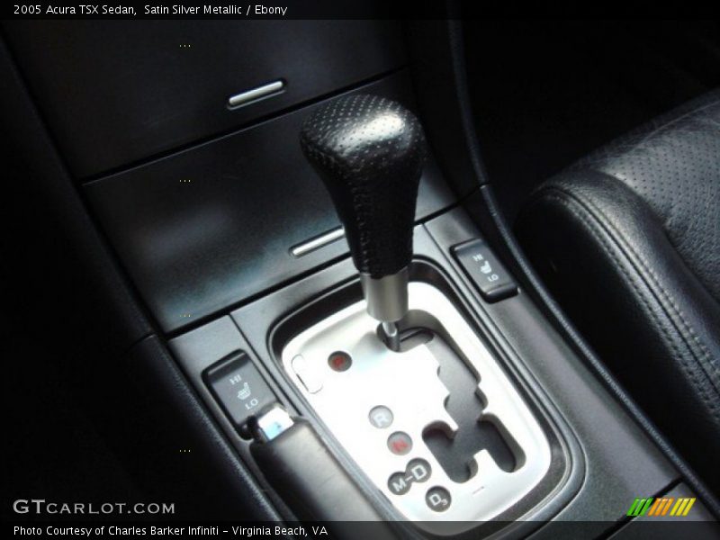 Satin Silver Metallic / Ebony 2005 Acura TSX Sedan
