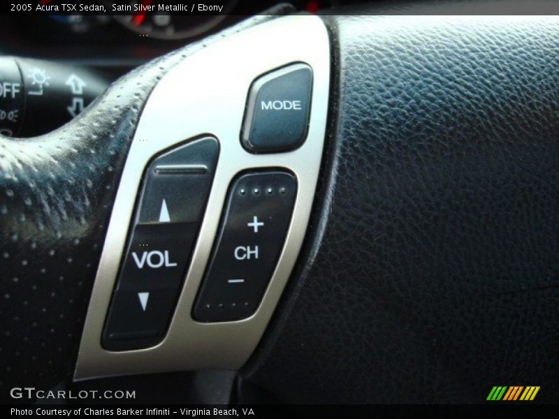 Satin Silver Metallic / Ebony 2005 Acura TSX Sedan