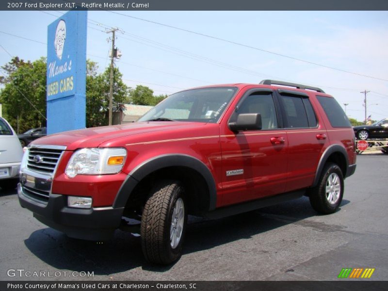Redfire Metallic / Camel 2007 Ford Explorer XLT