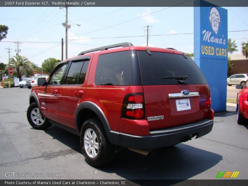Redfire Metallic / Camel 2007 Ford Explorer XLT