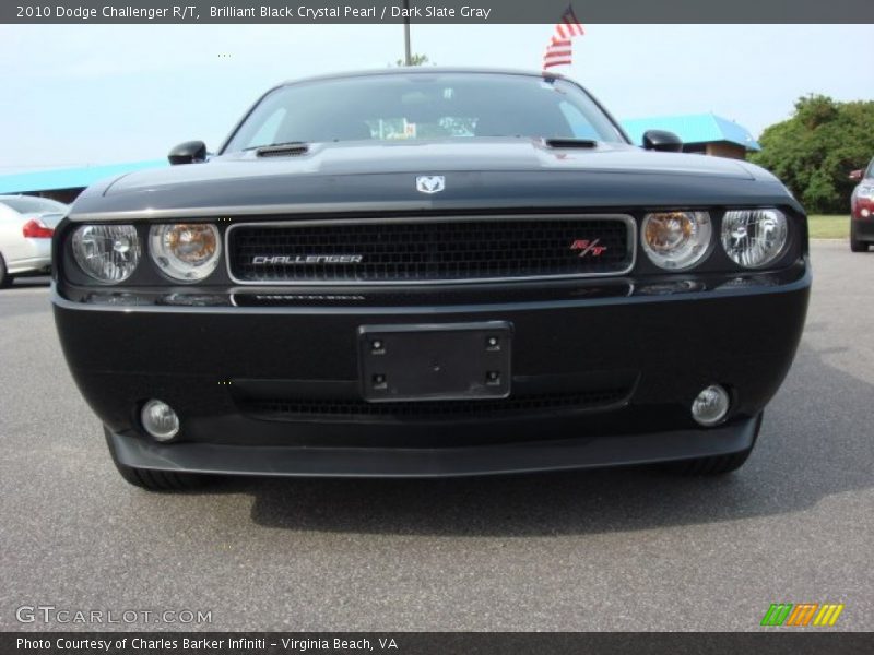 Brilliant Black Crystal Pearl / Dark Slate Gray 2010 Dodge Challenger R/T