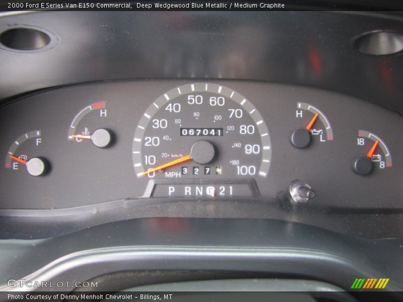  2000 E Series Van E150 Commercial E150 Commercial Gauges