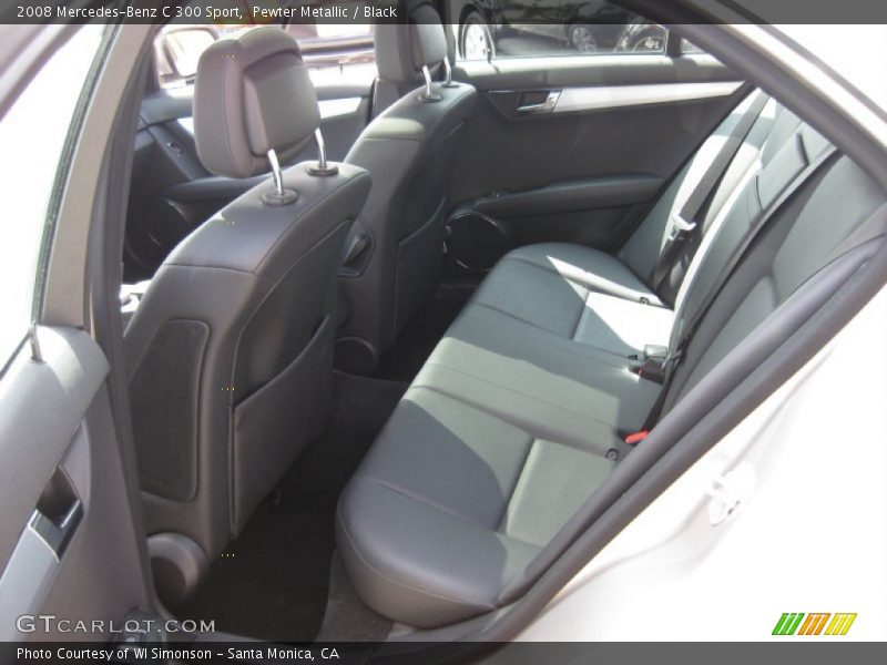 Pewter Metallic / Black 2008 Mercedes-Benz C 300 Sport