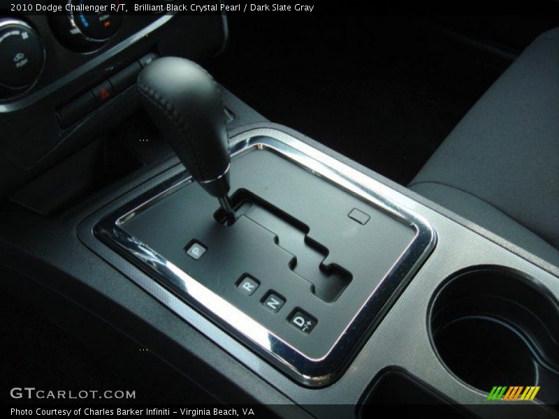 Brilliant Black Crystal Pearl / Dark Slate Gray 2010 Dodge Challenger R/T