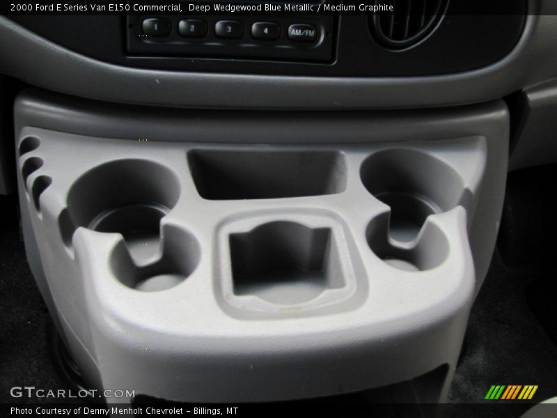 Deep Wedgewood Blue Metallic / Medium Graphite 2000 Ford E Series Van E150 Commercial