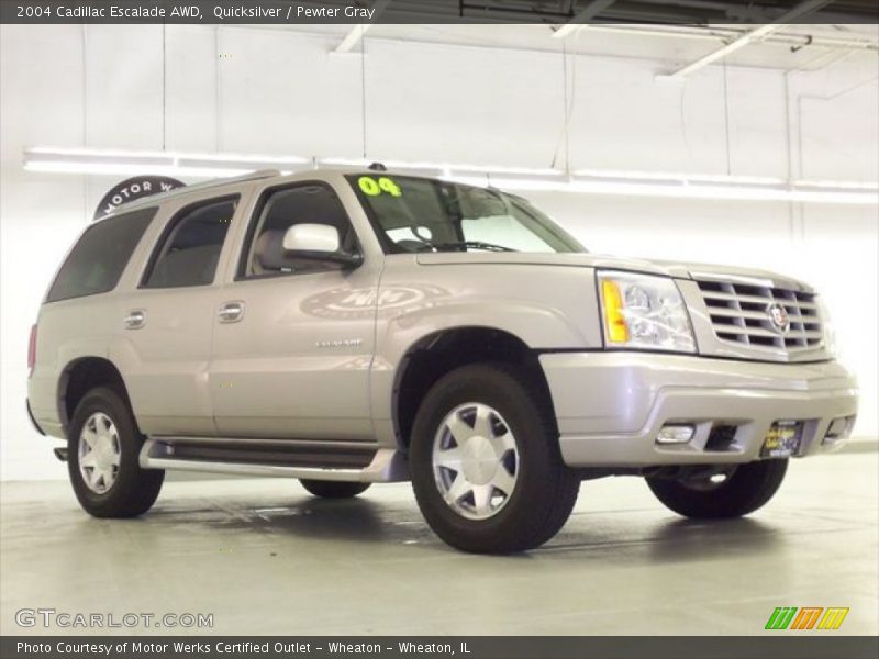Quicksilver / Pewter Gray 2004 Cadillac Escalade AWD