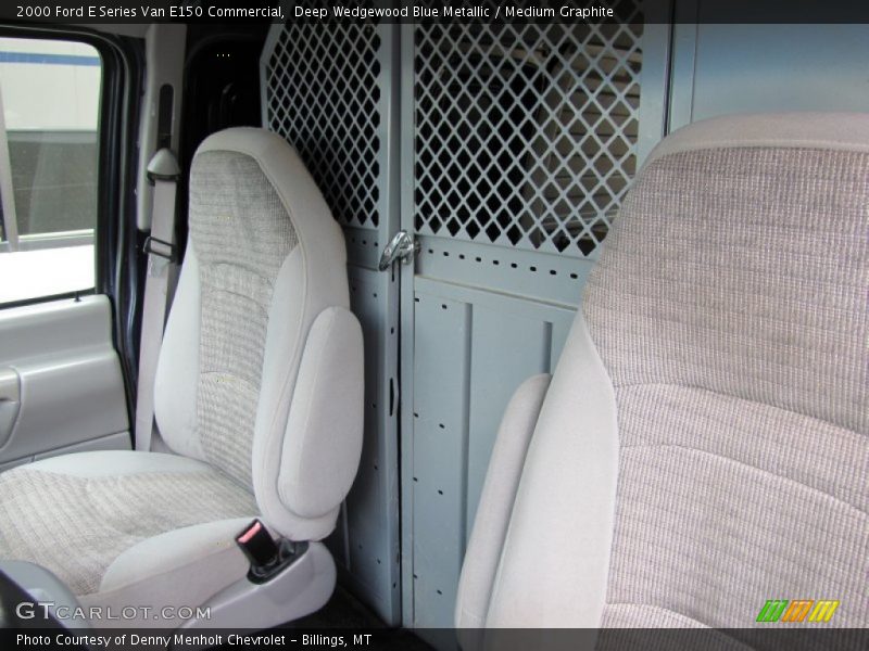 Deep Wedgewood Blue Metallic / Medium Graphite 2000 Ford E Series Van E150 Commercial