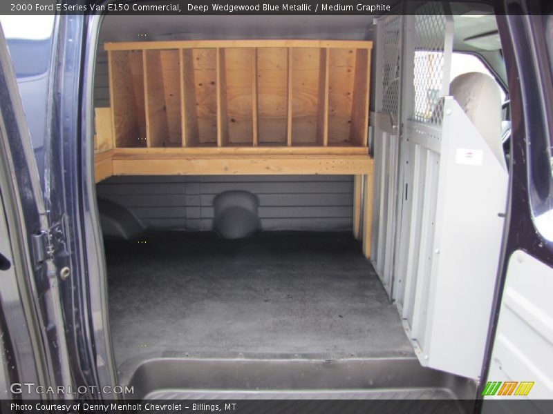 Deep Wedgewood Blue Metallic / Medium Graphite 2000 Ford E Series Van E150 Commercial