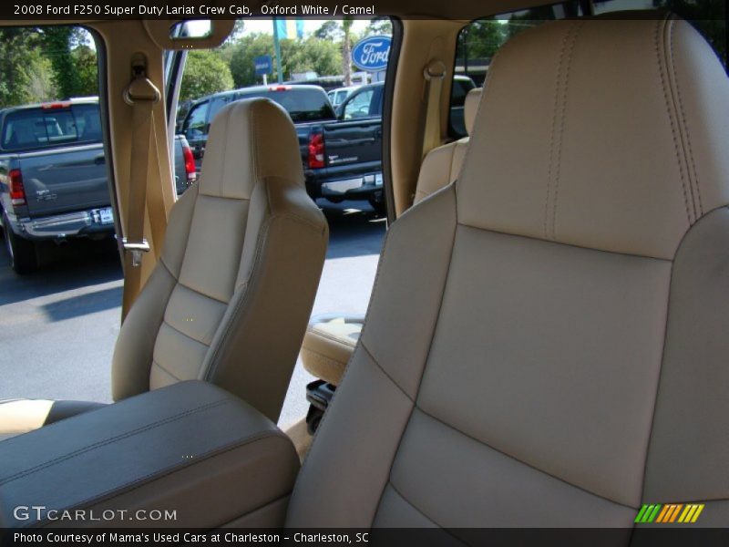  2008 F250 Super Duty Lariat Crew Cab Camel Interior