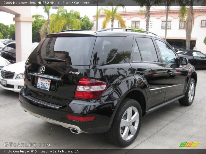 Black / Cashmere 2009 Mercedes-Benz ML 350 4Matic