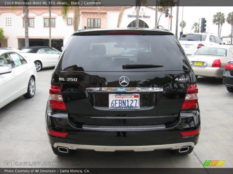Black / Cashmere 2009 Mercedes-Benz ML 350 4Matic