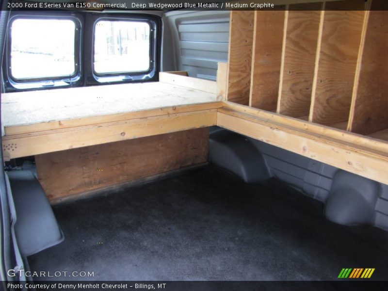 Deep Wedgewood Blue Metallic / Medium Graphite 2000 Ford E Series Van E150 Commercial