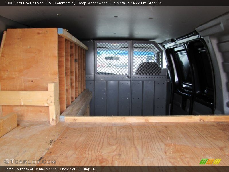 Deep Wedgewood Blue Metallic / Medium Graphite 2000 Ford E Series Van E150 Commercial