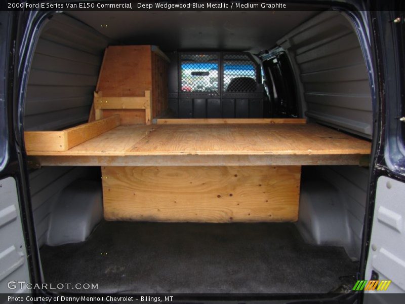 Deep Wedgewood Blue Metallic / Medium Graphite 2000 Ford E Series Van E150 Commercial