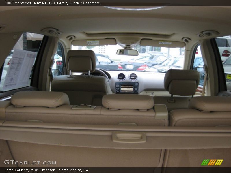 Black / Cashmere 2009 Mercedes-Benz ML 350 4Matic