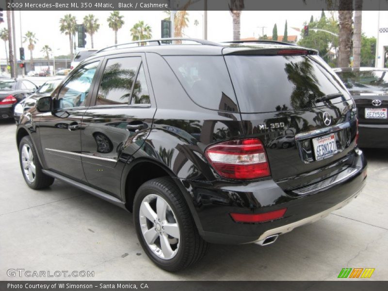 Black / Cashmere 2009 Mercedes-Benz ML 350 4Matic
