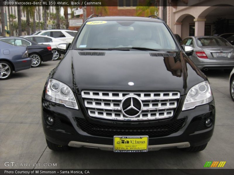 Black / Cashmere 2009 Mercedes-Benz ML 350 4Matic