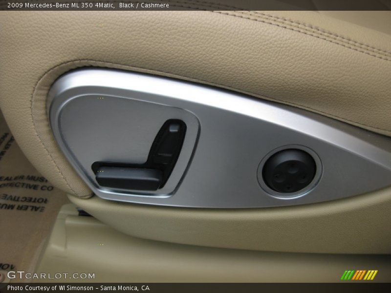 Black / Cashmere 2009 Mercedes-Benz ML 350 4Matic