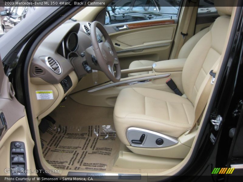 Black / Cashmere 2009 Mercedes-Benz ML 350 4Matic