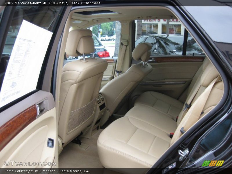 Black / Cashmere 2009 Mercedes-Benz ML 350 4Matic