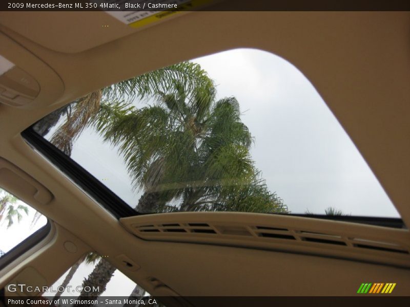 Black / Cashmere 2009 Mercedes-Benz ML 350 4Matic