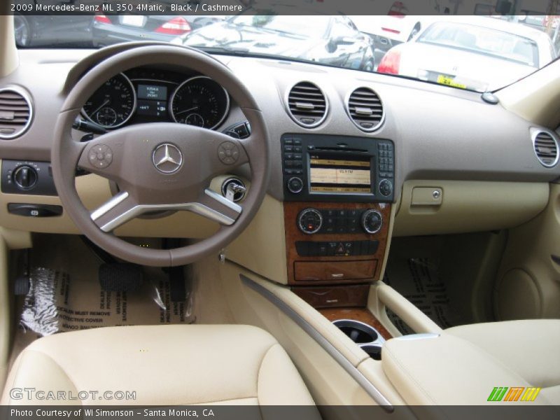 Black / Cashmere 2009 Mercedes-Benz ML 350 4Matic