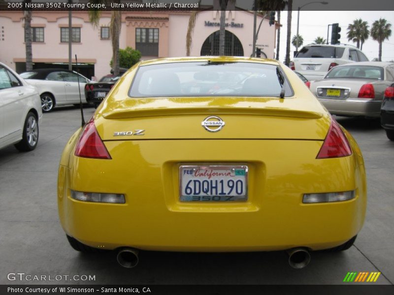Ultra Yellow Metallic / Charcoal 2005 Nissan 350Z Touring Coupe