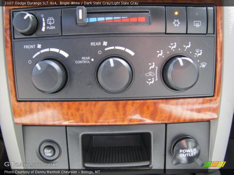 Controls of 2007 Durango SLT 4x4