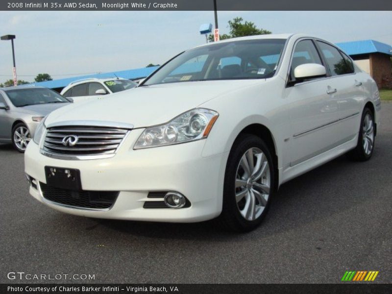 Moonlight White / Graphite 2008 Infiniti M 35x AWD Sedan