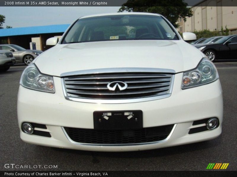 Moonlight White / Graphite 2008 Infiniti M 35x AWD Sedan