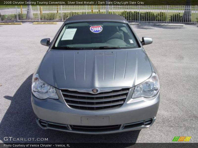 Silver Steel Metallic / Dark Slate Gray/Light Slate Gray 2008 Chrysler Sebring Touring Convertible