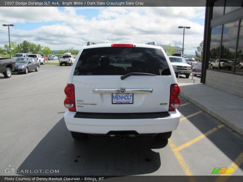 Bright White / Dark Slate Gray/Light Slate Gray 2007 Dodge Durango SLT 4x4