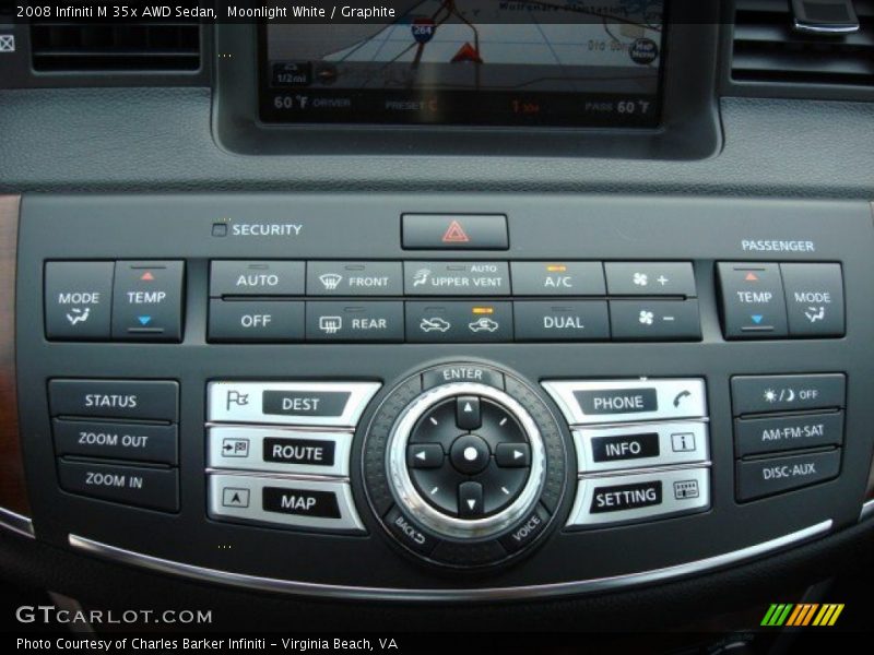 Moonlight White / Graphite 2008 Infiniti M 35x AWD Sedan