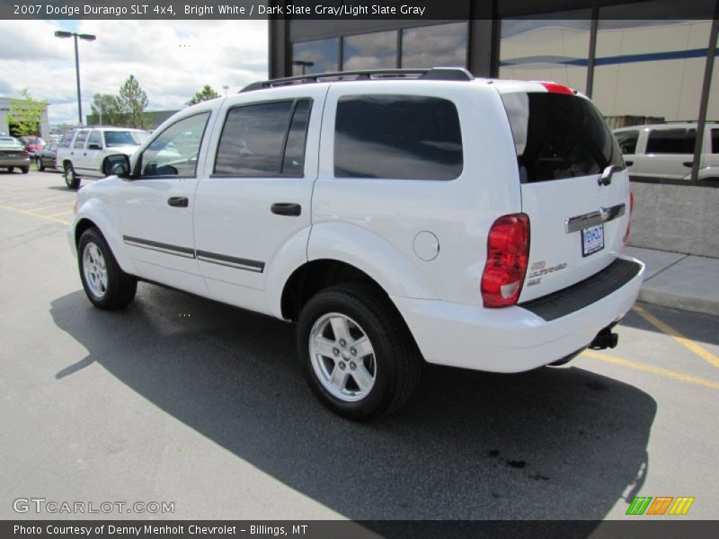 Bright White / Dark Slate Gray/Light Slate Gray 2007 Dodge Durango SLT 4x4