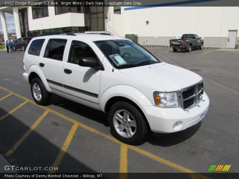 Bright White / Dark Slate Gray/Light Slate Gray 2007 Dodge Durango SLT 4x4