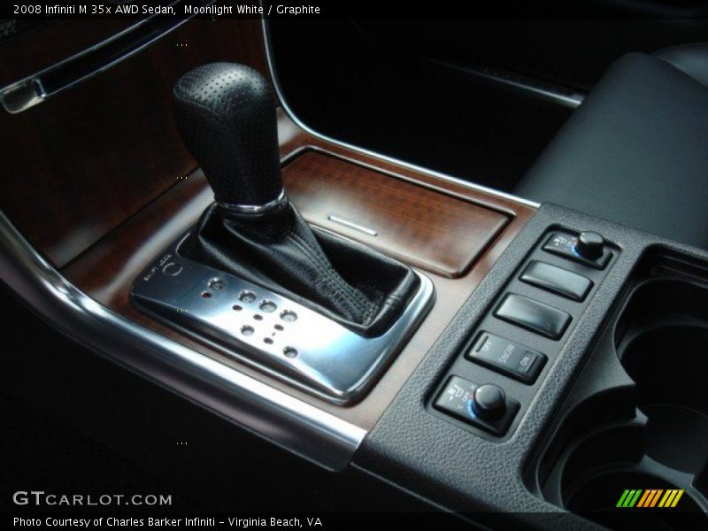 Moonlight White / Graphite 2008 Infiniti M 35x AWD Sedan