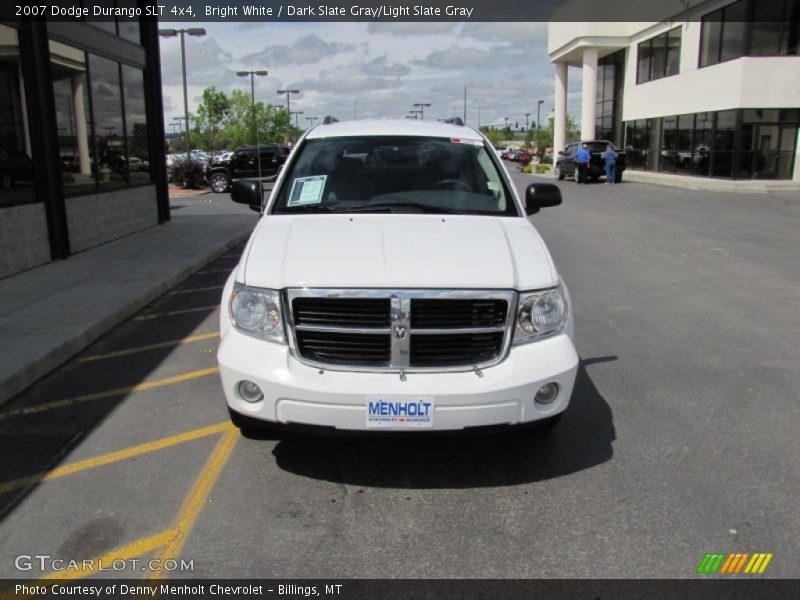 Bright White / Dark Slate Gray/Light Slate Gray 2007 Dodge Durango SLT 4x4
