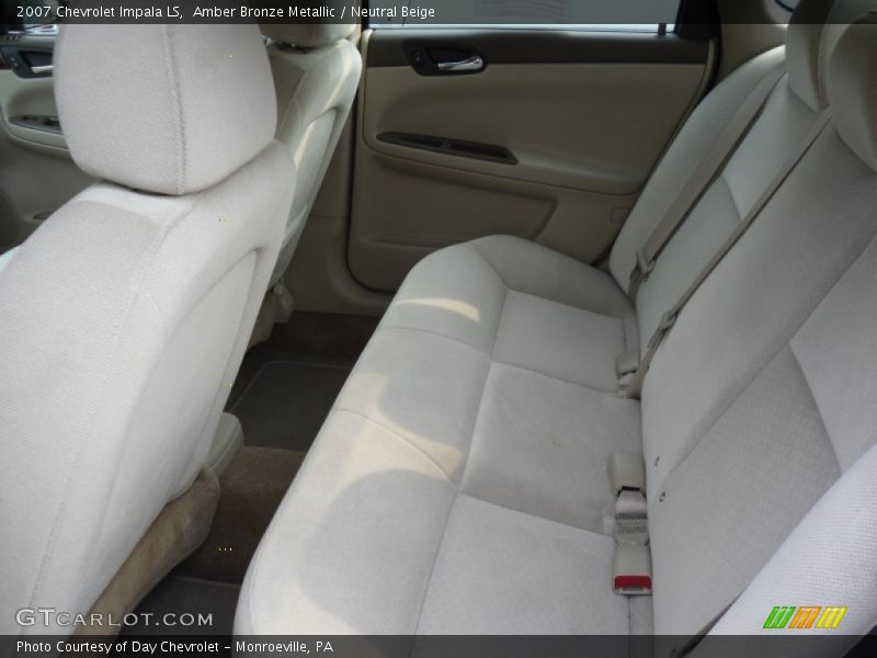 Amber Bronze Metallic / Neutral Beige 2007 Chevrolet Impala LS
