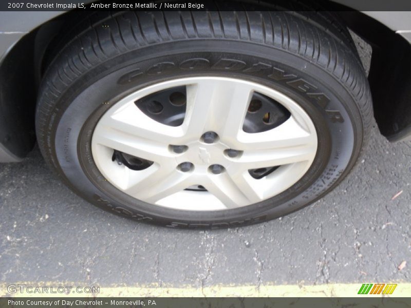 Amber Bronze Metallic / Neutral Beige 2007 Chevrolet Impala LS