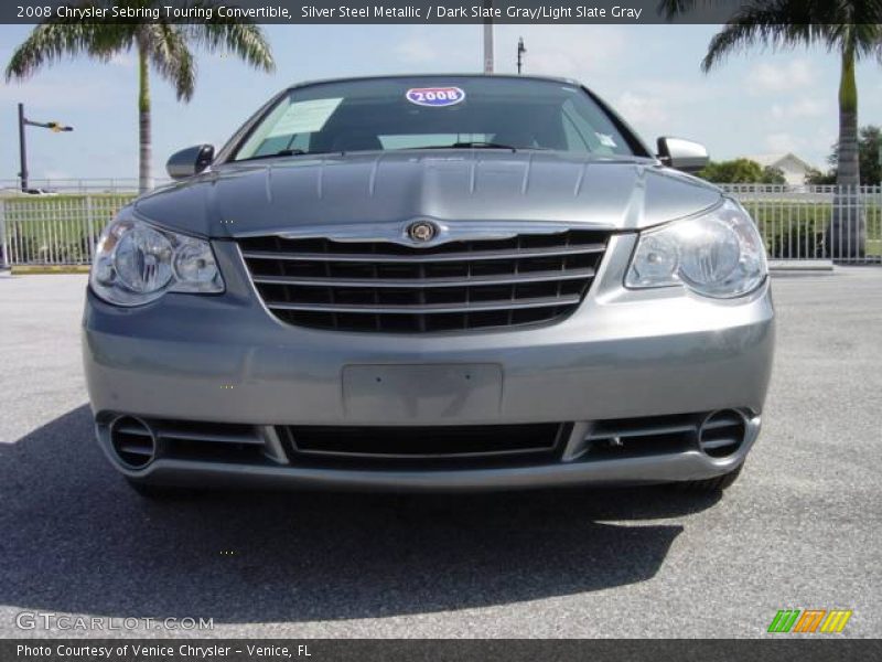 Silver Steel Metallic / Dark Slate Gray/Light Slate Gray 2008 Chrysler Sebring Touring Convertible