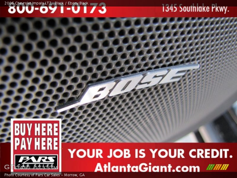 Black / Ebony Black 2006 Chevrolet Impala LTZ