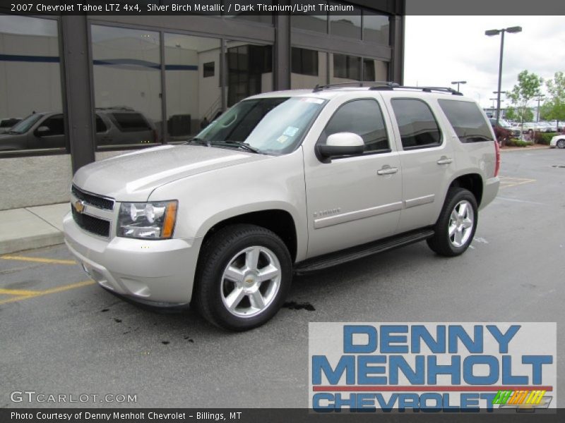 Silver Birch Metallic / Dark Titanium/Light Titanium 2007 Chevrolet Tahoe LTZ 4x4