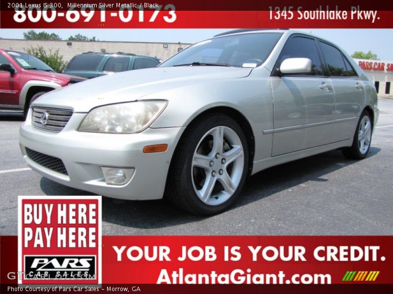 Millennium Silver Metallic / Black 2001 Lexus IS 300