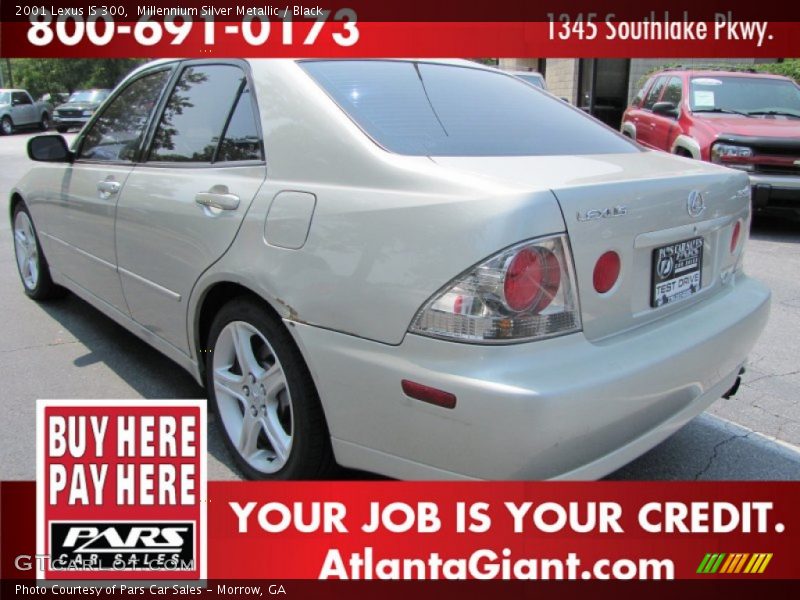Millennium Silver Metallic / Black 2001 Lexus IS 300