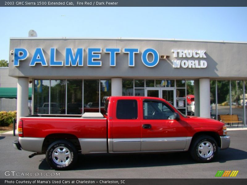 Fire Red / Dark Pewter 2003 GMC Sierra 1500 Extended Cab