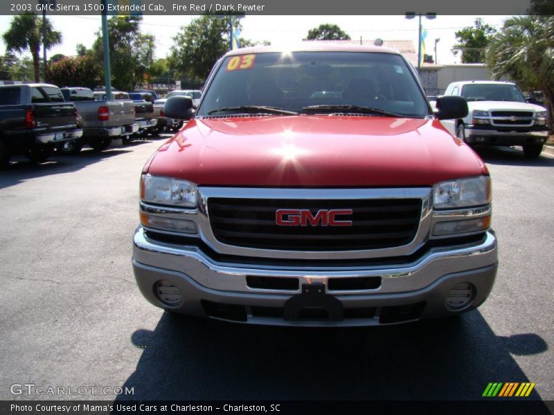 Fire Red / Dark Pewter 2003 GMC Sierra 1500 Extended Cab