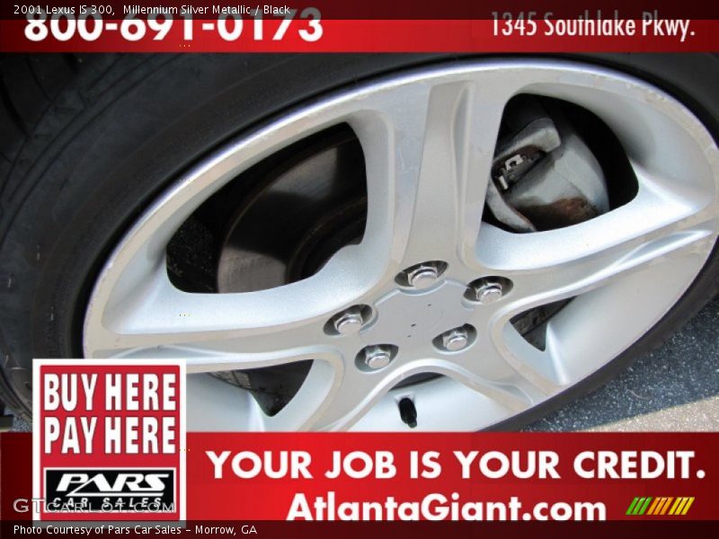 Millennium Silver Metallic / Black 2001 Lexus IS 300