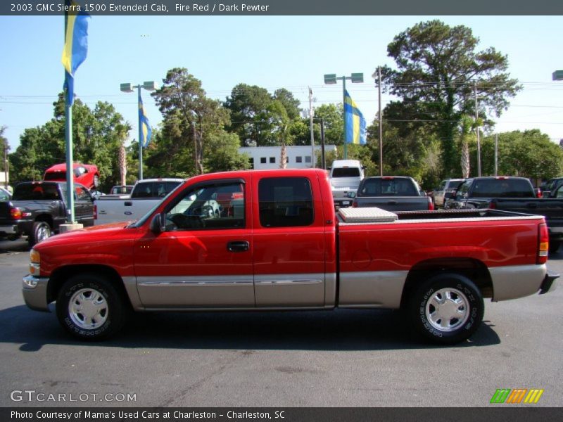 Fire Red / Dark Pewter 2003 GMC Sierra 1500 Extended Cab